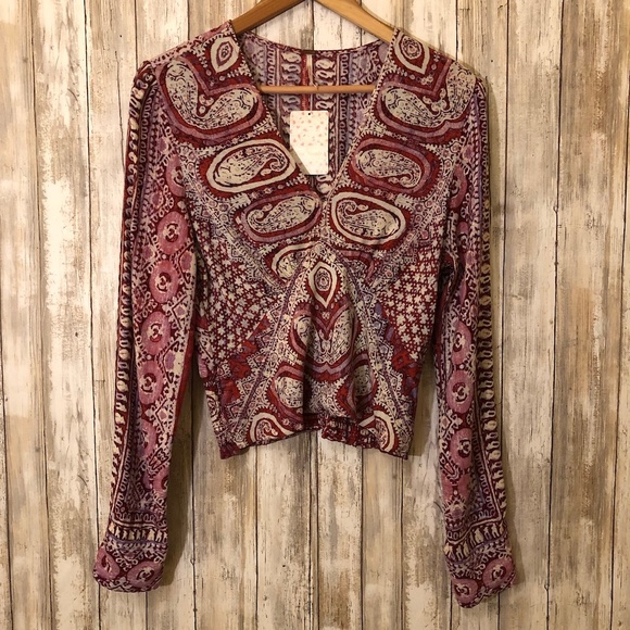 Free People Tops - NWT Free People Long Sleeve Top sz.M